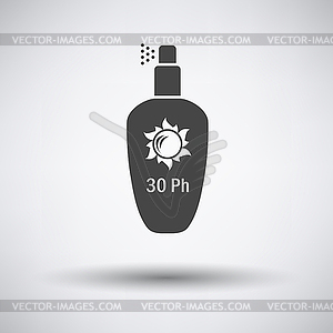 Sun protection spray icon - vector clipart