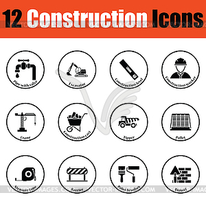 Construction icon set - vector clip art