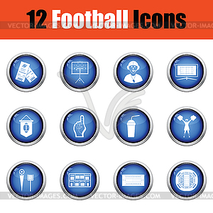 American football icon - vector clip art