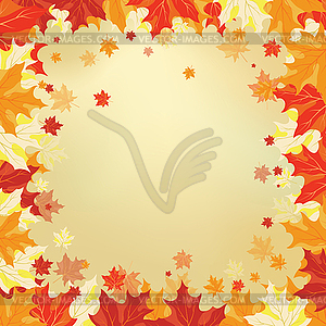 Autumn maple leaves - vector clipart / vector image