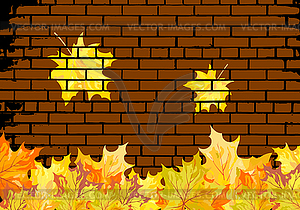 Autumn maple leaves - vector EPS clipart