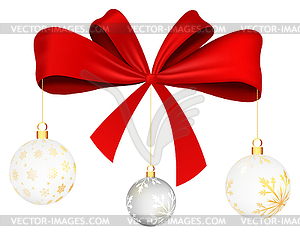 Christmas and New Year background - royalty-free vector image