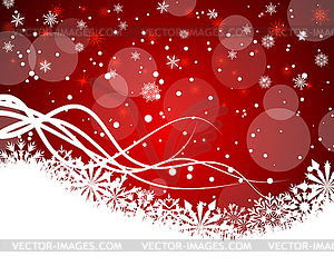 Christmas and New Year background - vector image