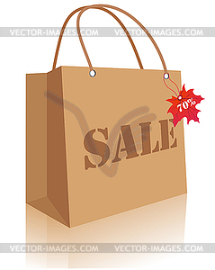 Sale bag - royalty-free vector clipart