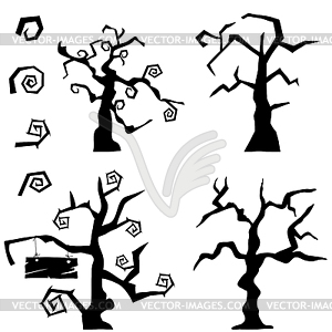 Tree set - vector image