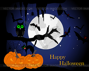 Happy halloween - vector image