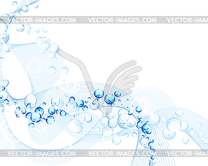 Ripple water - stock vector clipart