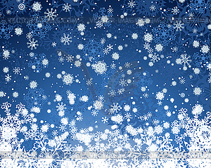 Winter Background - vector clip art