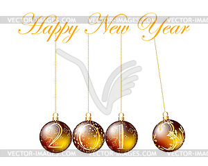 New Year Card - vector image