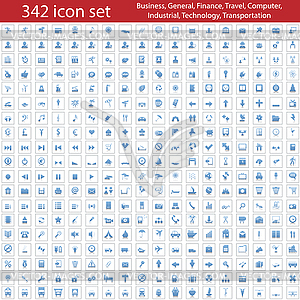 Icon set - vector clip art