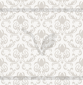 Damask seamless pattern - vector clipart