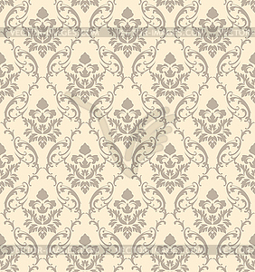 Damask seamless pattern - vector image