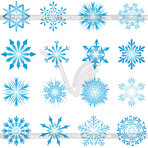 Snowflake Set - vector clipart