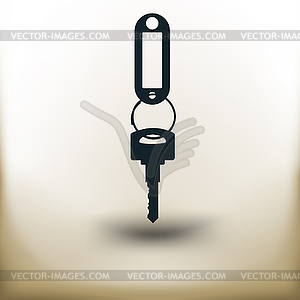 Simple key - vector clipart / vector image