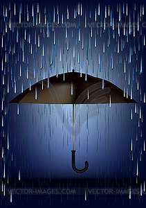 Rain umbrella - vector EPS clipart