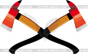 Fire ax - royalty-free vector image