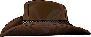 Ковбойской шляпе - векторный дизайн