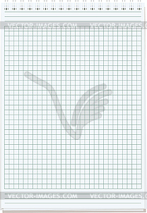 Blank sheet of paper - royalty-free vector clipart