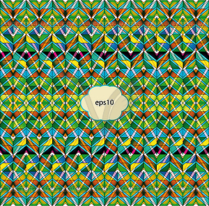 Set motley geometrical elements, background - vector image