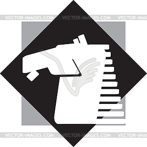 Horse head - vector clipart