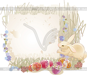 Easter background - vector image