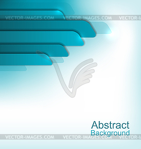 Abstract Shiny Blue Background - vector image