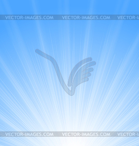 Абстрактный синий фон Солнце Sunburst - векторное изображение EPS