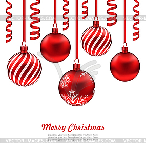 Frohe Weihnachten Postkarte - Vector-Clipart EPS