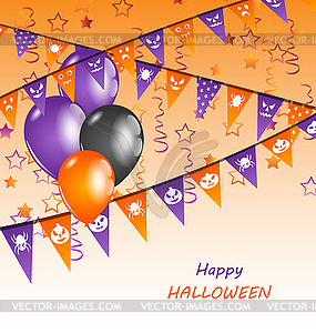 Happy Halloween Party - vector image