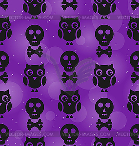 Halloween Abstract Seamless Texture - vector clipart