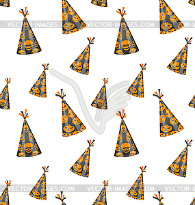 Halloween Seamless Pattern - vector image