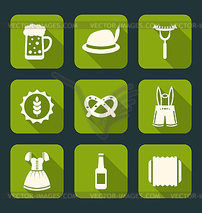 Oktoberfest Traditional Elements - vector image