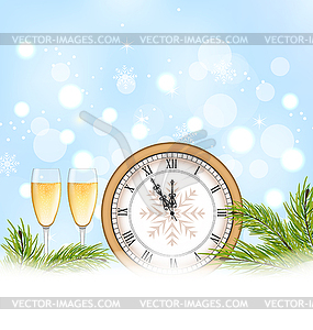 Happy New Year Background - vector image