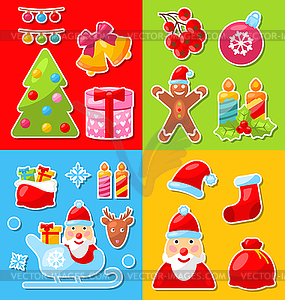 Christmas and Winter Celebration Traditional - vector clipart