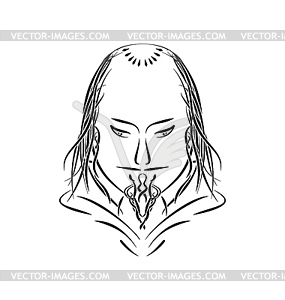 Aristocrat cardinal Prince of Church - vector image