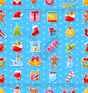 Christmas Holiday Seamless Texture - vector clipart