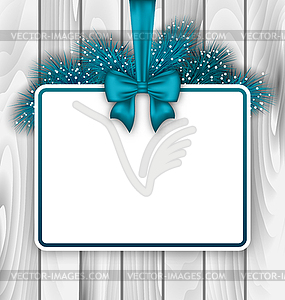 Merry Christmas Elegant Card - vector clipart