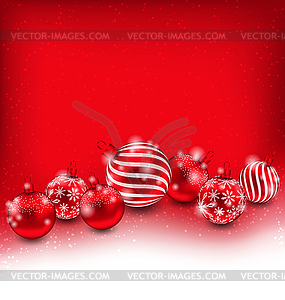 Christmas and Happy New Year Abstract Background - vector image