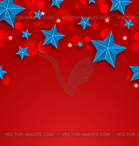 Stars Background for American Holidays, Place for - vector clipart