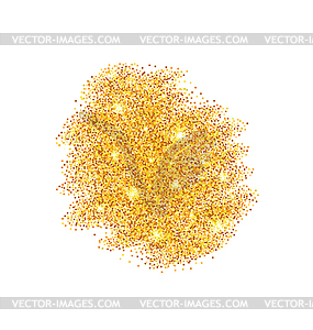 Abstract Golden Sparkles - vector image