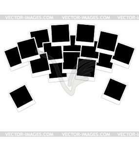 Collection photo frame - vector image