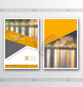 Brochure Template Layout, Cover Design Annual - vector clipart