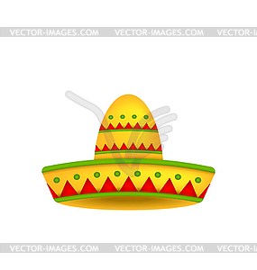 Mexican Hat Sombrero - vector clip art