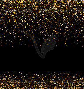 Golden Glitter Texture - vector image