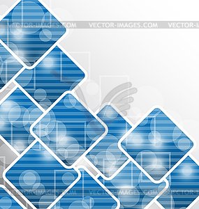 Abstract squares blank background for design - vector image