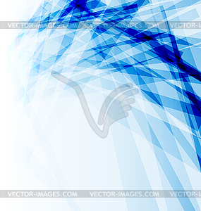 Blue business brochure, abstract background - vector clipart