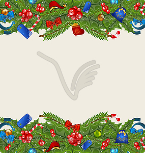 Christmas elegance background with holiday - vector clip art