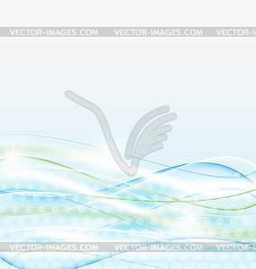 Abstract water background, wawy design - vector image