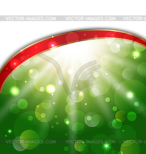 Abstract card with bokeh effect - vector clip art