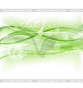 Abstract nature background, design template - vector image
